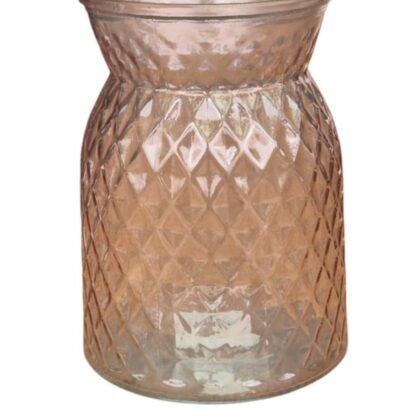 Glass Ann Possy Bottle Light Pink