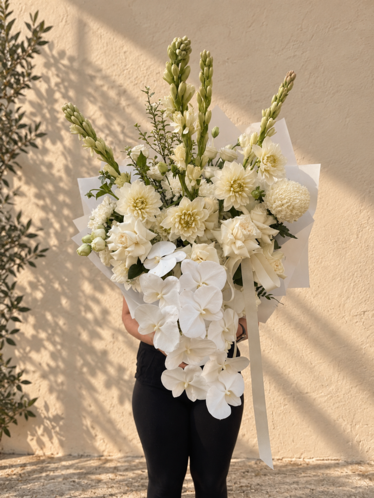 Elegant Neutral Floral Arrangement
