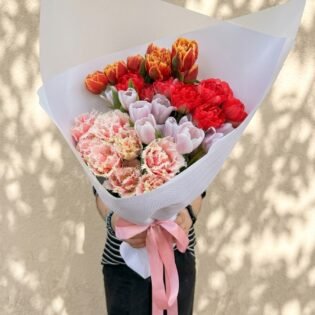 Wrapped Tulips