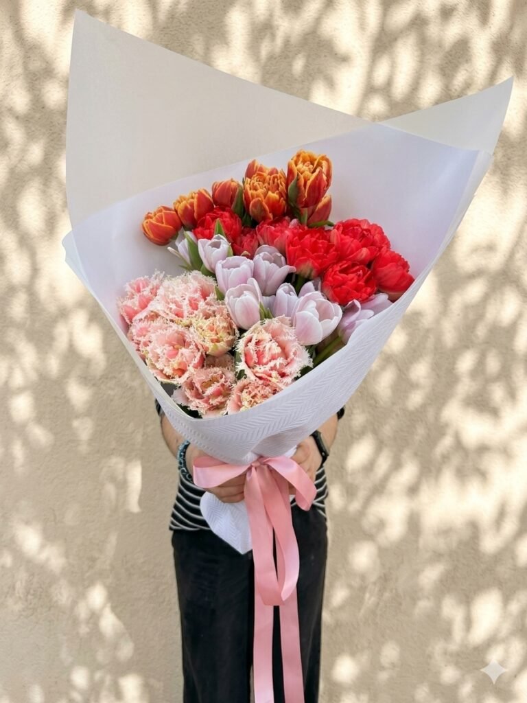 Wrapped Tulips